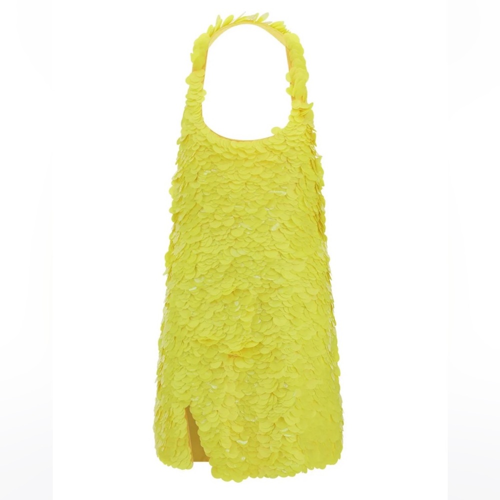 The Attico Yellow Mini Dress